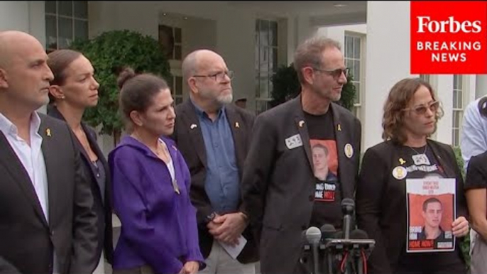 JUST IN: Families Of American Hostages Held In Gaza Hold Press Conference At White House