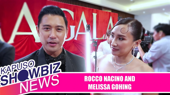 Kapuso Showbiz News | Rocco Nacino says GMA Gala 2024 is a night for wife Melissa Gohing