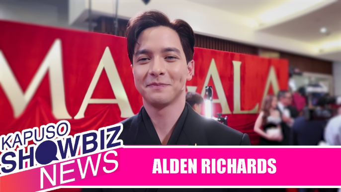 Kapuso Showbiz News: Alden Richards wears designer pieces to GMA Gala 2024