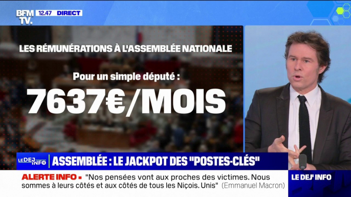 Assemblée nationale: Qui gagne, quoi? Les rémunérations selon les "postes-clés"