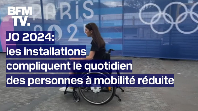 JO 2024: les installations compliquent le quotidien des personnes à mobilité réduite