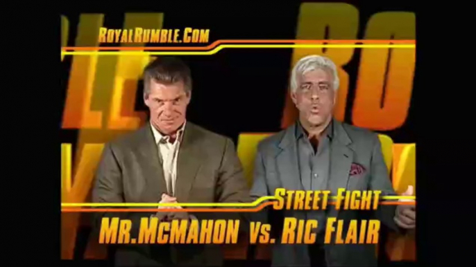 WWF Royal Rumble 2002 - Ric Flair vs Mr. McMahon (Street Fight)