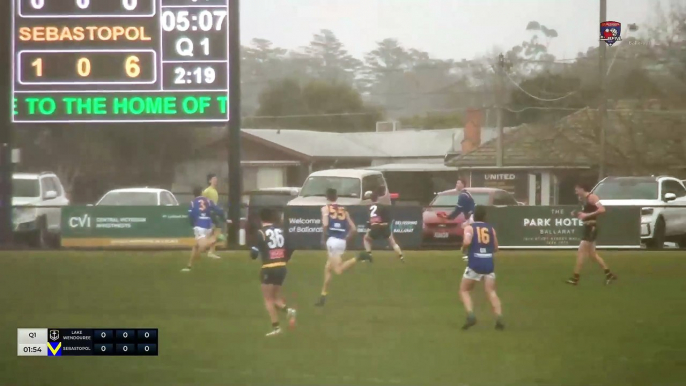 Lake Wendouree v Sebastopol highlights round 13 | The Courier | July 22, 2024