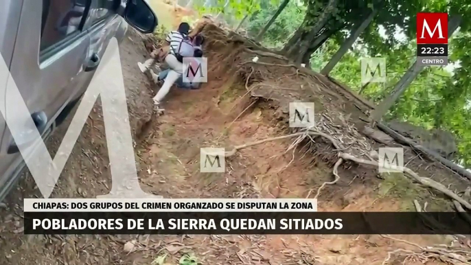 Habitantes de la sierra en Chiapas, atrapados en enfrentamiento entre grupos criminales