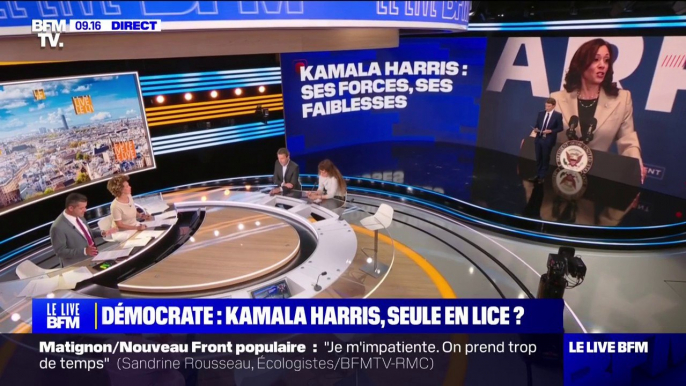 LES ÉCLAIREURS - Quels sont les atouts et les points faibles de Kamala Harris, favorite pour remplacer Joe Biden à la présidentielle américaine?