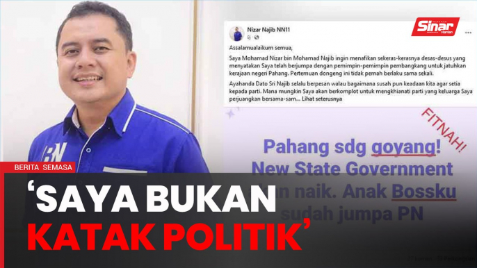 Mohd Nizar nafi jumpa pemimpin pembangkang jatuhkan kerajaan negeri