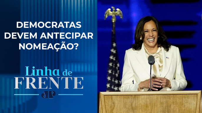 Kamala se aproxima de indicação para concorrer às eleições dos EUA | LINHA DE FRENTE