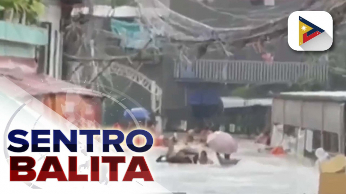 Ilang lugar sa Brgy. Bagong Silangan, QC, lubog sa baha; Nasa 9,000 residente ng QC, pansamantalang  dinala sa evacuation centers