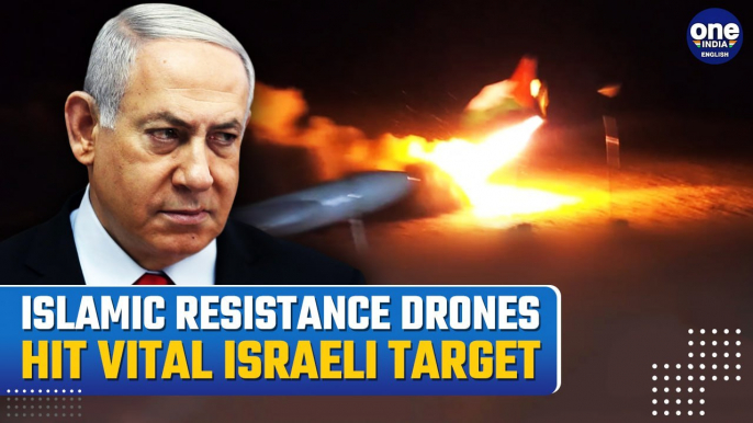 Iraq’s Islamic Resistance Launch Drones Hitting Vital Israeli Target in Eilat, Release Video| Watch