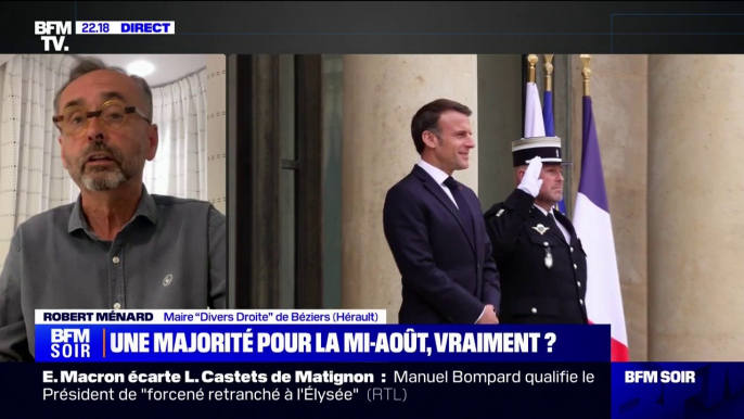 Robert Ménard (maire divers droite de Béziers): "Avoir un gouvernement avec des gens de la France insoumise, c'est insupportable comme idée"