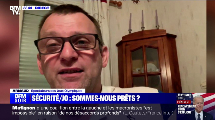 "Je n'ai pas vu grand chose à part des agents de la sécurité tout autour": Arnaud, spectateur des Jeux olympiques à mobilité réduite, témoigne de son expérience au Parc des Princes