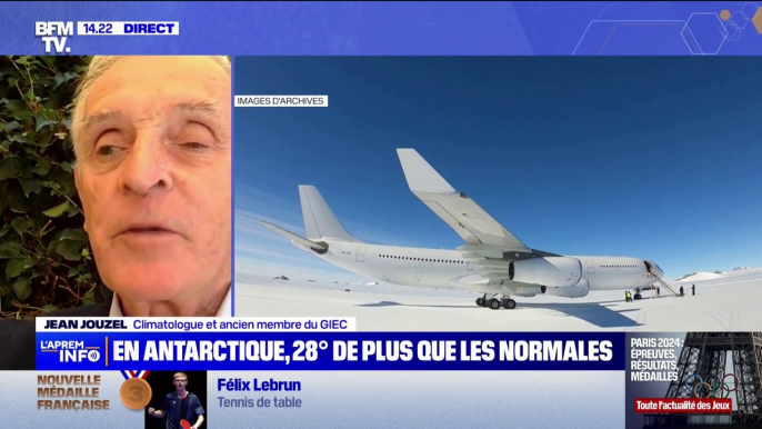 Jean Jouzel (climatologue et ancien membre du GIEC): "Depuis 1950, le réchauffement en Antarctique est deux fois plus rapide qu'il ne l'est à l'échelle planétaire"