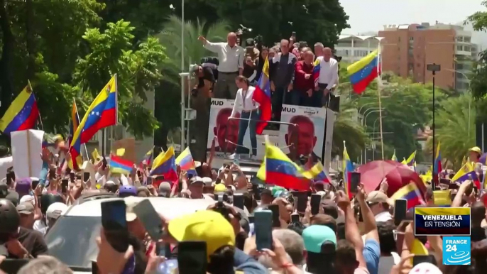 A una semana de las elecciones presidenciales en Venezuela, la tensión en las calles continúa