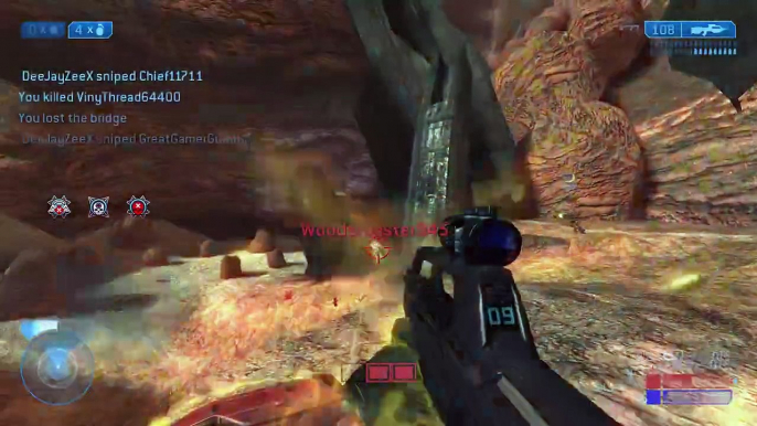 Halo 2 Classic Big Team - Big Team 3 Plots on Burial Mounds Multiplayer Gameplay