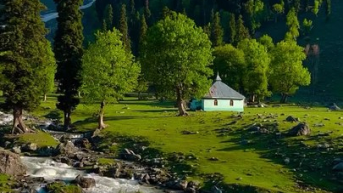 KASHMIR..mention in your stories #kashmir #reelsinstagram #reelitfeelit #reelkarofeelkaro #viralreels #trendingreels #nature #instagood #instadaily #green#gurez #river #snow