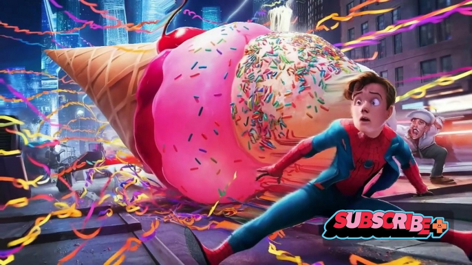 Spidey Saves the Sundae! _ A Spectacular Spiderman Adventure for Kids! #spiderman #adventure