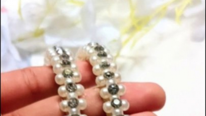 DIY PEARL BEAUTIFUL BANGLES | HANDMADE BANGLES| BEADED BANGLES