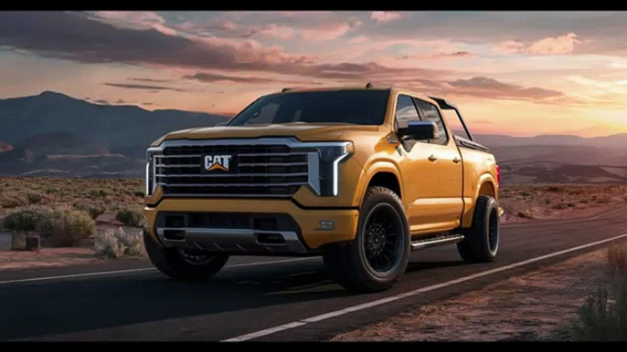 ALL-NEW 2025 Caterpillar Pickup Truck First Look - The Most Powerful Pickup is Coming! -caterpillar