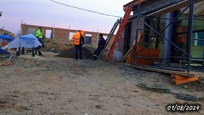 Así comienzan las mañanas en la obra - Cooperativa de viviendas - COVISOLTAC - Tacuarembó 30/07/2024