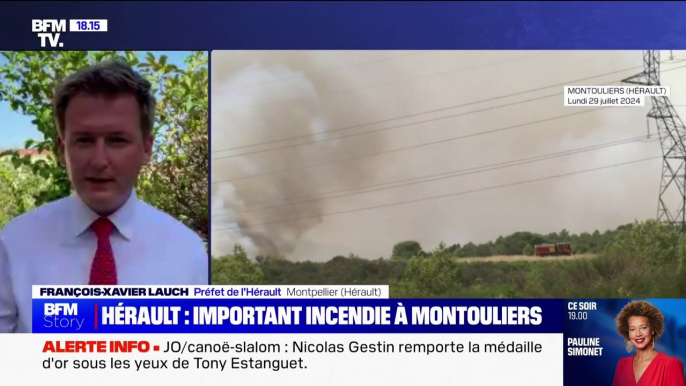 "330 sapeurs-pompiers mobilisés": Le préfet de l'Hérault fait le point sur l'incendie en cours à Montouliers