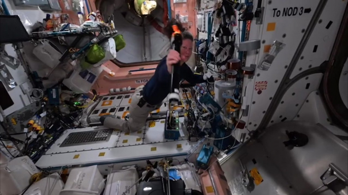 Astronauts hold their own ‘Olympics’ from International Space Station