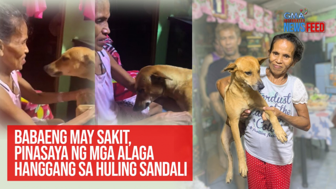 Babaeng may sakit, pinasaya ng mga alaga hanggang sa huling sandali | GMA Integrated Newsfeed