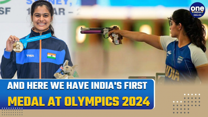 Manu Bhaker Wins Bronze at Paris Olympics 2024 | A Historic Moment for Indian Shooting | Oneindia