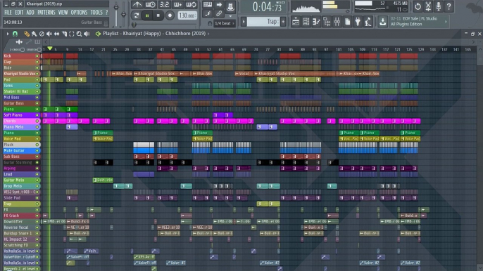 Khariyat Remix _ Chhichhore _ Sushant, Shraddha _ Arijit Singh _ Deejay Rax Fl Studio Free FLP