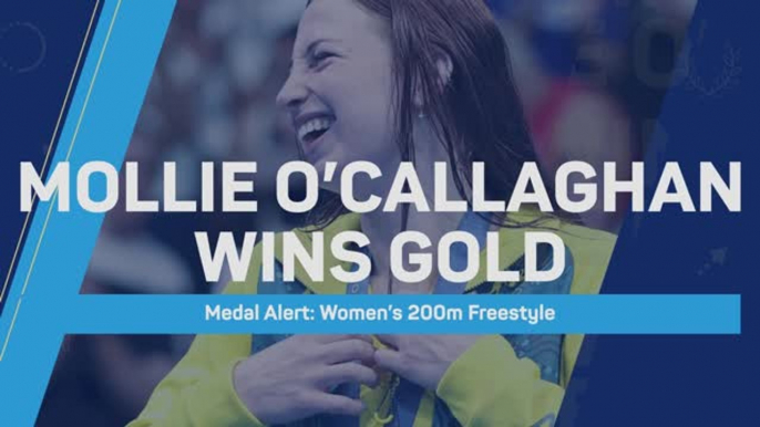 Medal Alert - O’Callaghan edges out Titmus to capture 200m gold!