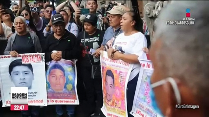 Los padres de los normalistas de Ayotzinapa tuvieron su primera reunión con Claudia Sheinbaum