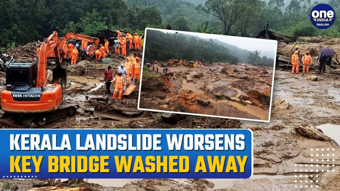 Wayanad Landslide: Major Landslide Sweeps Away Bridge As Kerala Suffers From Heavy Rains, 80+ Dead