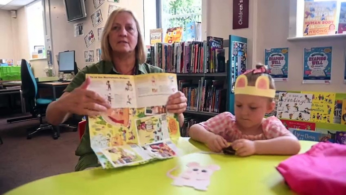 Brownhills Library in full flow with there reading challenge this summer.