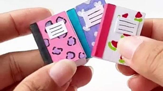 7 DIY Miniature School Supplies ｜ Easy Paper Crafts when you’re bored ｜ Creative Craft Ideas