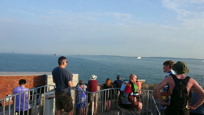 Royal Navy flagship HMS Queen Elizabeth returns home to Portsmouth