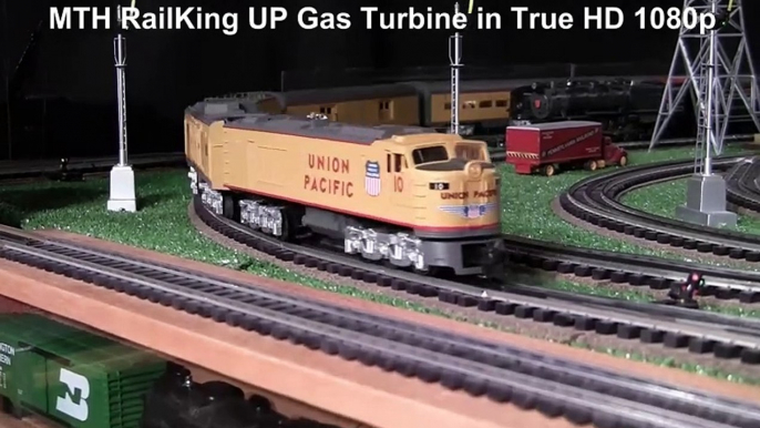 MTH RailKing UP O-Gauge Gas Turbine Locomotive in True HD 1080p