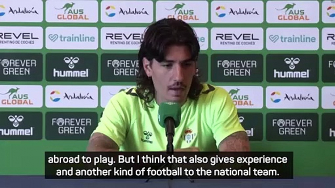 Players moving abroad has helped Spain's success - Bellerin