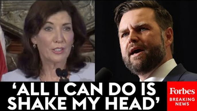 'They're Incredibly Weird': Gov. Kathy Hochul Slams JD Vance & GOP Over 'Lack Of Respect' For Women