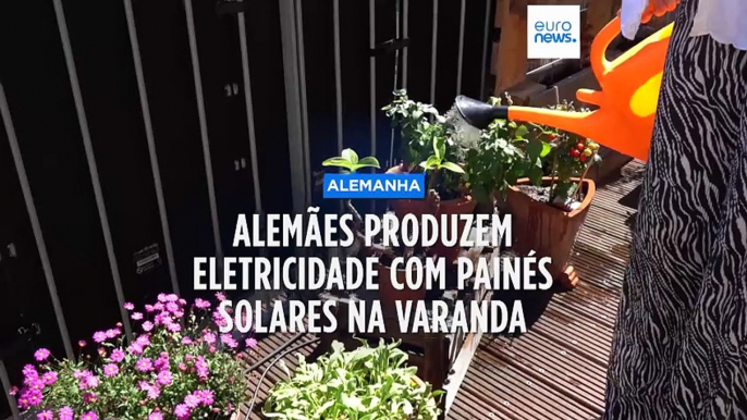 Alemães lutam contra as alterações climáticas com painés solares nas varandas