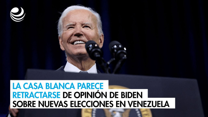 La Casa Blanca parece retractarse de opinión de Biden sobre nuevas elecciones en Venezuela