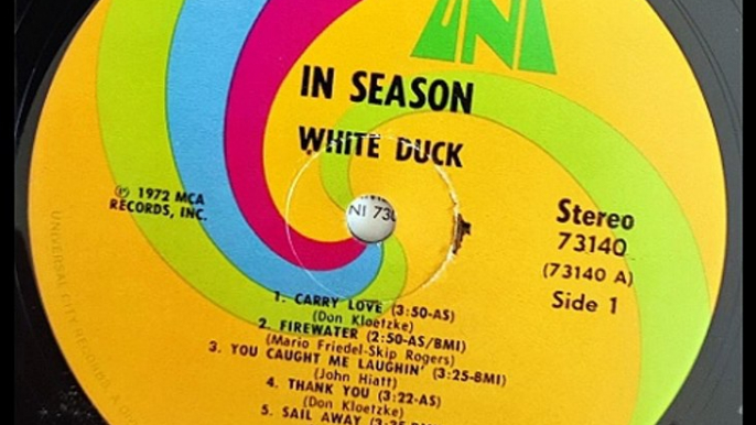 White Duck – In Season : Country Rock, Folk Rock 	1973.