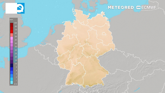 Heftiger Regen im Süden von Deutschland. Besonders in den Alpen wird es richtig nass werden.