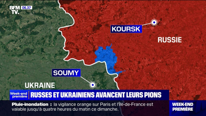 L'armée ukrainienne poursuit son incursion pendant que les troupes russes continuent d'avancer en direction de la ville ukrainienne de Pokrovsk