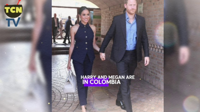 Prince Harry and Meghan Markel are in Colombia