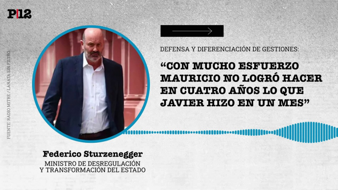 Sturzenegger defiende la "gestión" de Milei y discrepa con Macri: “con mucho esfuerzo Mauricio no logró hacer en cuatro años lo que Javier hizo en un mes”