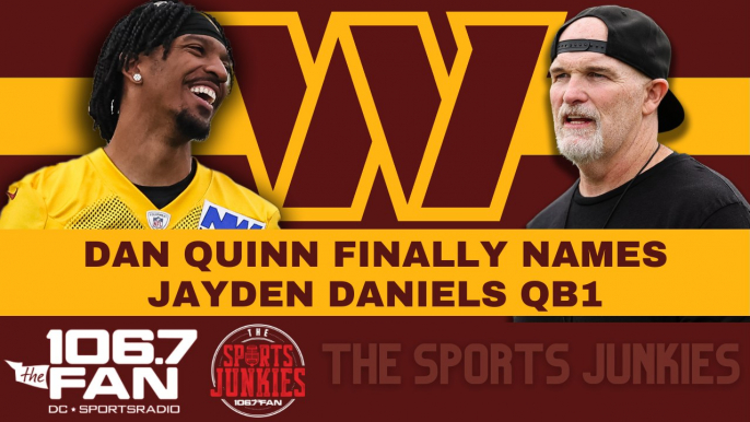 Reacting to Dan Quinn Naming Jayden Daniels the Commanders QB1 | Sports Junkies