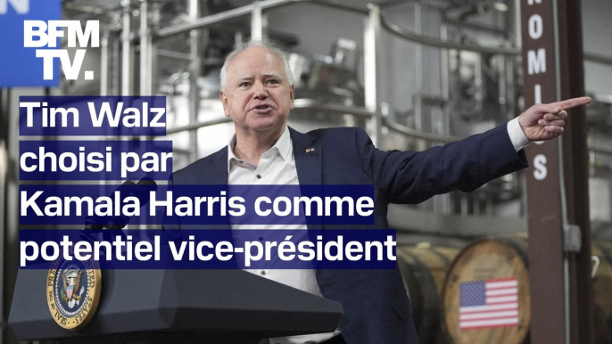 États-Unis: qui est Tim Walz, le colistier désigné par Kamala Harris ?