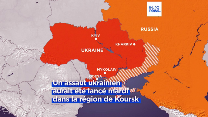 "Percée ukrainienne" dans la région russe de Koursk : Poutine parle de "provocation"