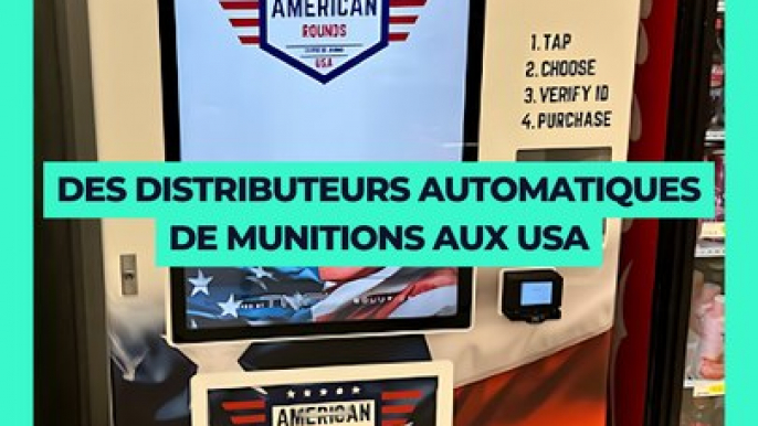 États-Unis : des distributeurs automatiques de munitions installés dans les épiceries