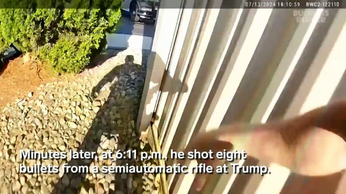 Bodycam video of Trump rally shooting released by police