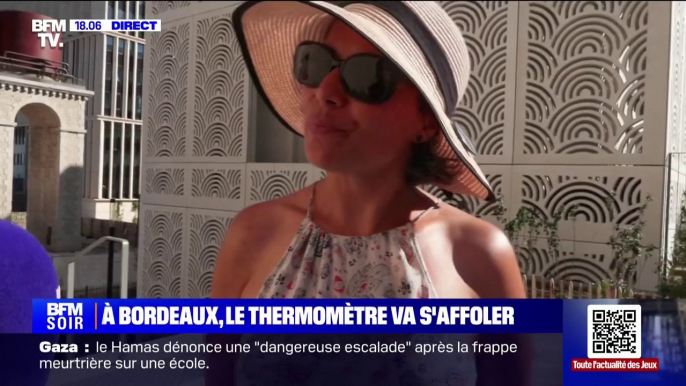 "Il n'y a pas d'endroit où se mettre au frais, ce quartier n'est pas vivable l'été": à Bordeaux, jusqu'à 41°C annoncés ce dimanche